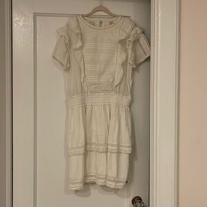 White girls ruffle dress